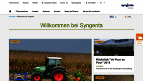 What Syngenta.ch website looked like in 2018 (5 years ago)