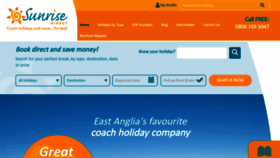 What Sunrisedirect.com website looked like in 2018 (5 years ago)