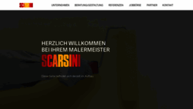 What Scarsini.at website looked like in 2018 (5 years ago)
