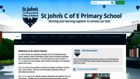 What Stjohnsprimary.org.uk website looked like in 2018 (5 years ago)