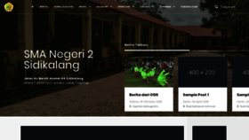 What Sman2sidikalang.sch.id website looked like in 2018 (5 years ago)