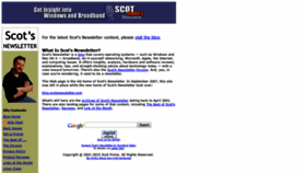 What Scotsnewsletter.com website looked like in 2018 (5 years ago)