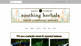 What Soothingherbals.com website looked like in 2018 (5 years ago)