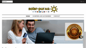 What Solar-pur.com website looked like in 2018 (7 years ago)