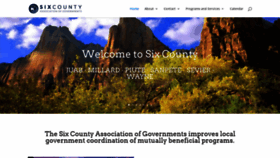 What Sixcounty.com website looked like in 2018 (5 years ago)