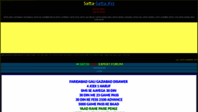 What Satta-satta.xyz website looked like in 2018 (5 years ago)