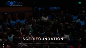 What Scedifoundation.org website looked like in 2018 (5 years ago)