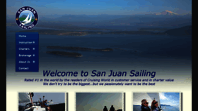 What Sanjuansailing.com website looked like in 2018 (5 years ago)