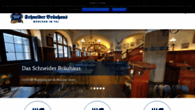 What Schneider-brauhaus.de website looked like in 2018 (5 years ago)