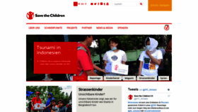 What Savethechildren.ch website looked like in 2018 (5 years ago)
