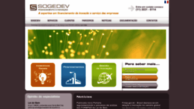 What Sogedev.com.br website looked like in 2018 (5 years ago)