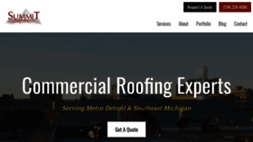 What Summitcommercialroofing.com website looked like in 2018 (5 years ago)