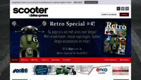 What Scooterxpress.nl website looked like in 2018 (5 years ago)