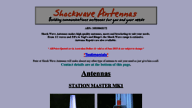 What Shockwaveantennas.com.au website looked like in 2018 (5 years ago)