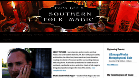 What Southernfolkmagic.com website looked like in 2018 (5 years ago)