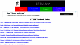 What Stemjock.com website looked like in 2018 (5 years ago)