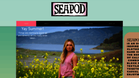 What Seapodthreads.com website looked like in 2018 (5 years ago)