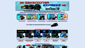 What Seascooterexpress.com website looked like in 2018 (5 years ago)
