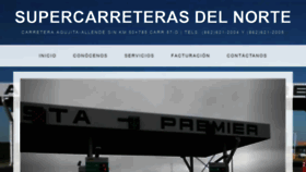 What Supercarreteras.com website looked like in 2018 (5 years ago)