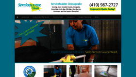 What Servicemaster-chesapeake.com website looked like in 2018 (5 years ago)
