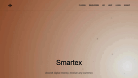 What Smartex.io website looked like in 2018 (5 years ago)