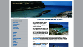 What Stradbroke-island.com.au website looked like in 2018 (5 years ago)