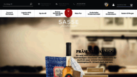 What Sasse-shop.de website looked like in 2018 (5 years ago)