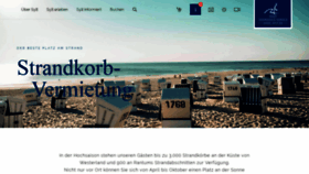 What Strandkorb-sylt.de website looked like in 2018 (5 years ago)