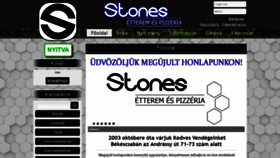 What Stonespizza.hu website looked like in 2018 (5 years ago)