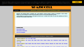 What Spaziocell.com website looked like in 2018 (5 years ago)