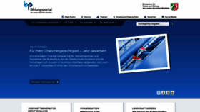 What Schulministerium.nrw.de website looked like in 2018 (5 years ago)