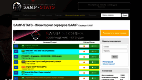 What Samp-stats.ru website looked like in 2018 (5 years ago)