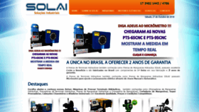 What Solaiautomacao.com.br website looked like in 2018 (5 years ago)