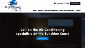 What Suncoastairconditioning.com.au website looked like in 2018 (5 years ago)