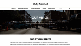 What Shelbymainstreet.com website looked like in 2018 (5 years ago)