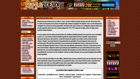 What Sites2jeux.com website looked like in 2018 (5 years ago)