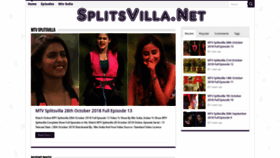 What Splitsvilla.net website looked like in 2018 (5 years ago)