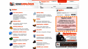 What Szakkatalogus.hu website looked like in 2018 (5 years ago)