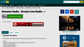 What Slovenia-radio-stream-live-radio-ios.soft112.com website looked like in 2018 (5 years ago)