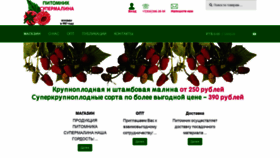 What Supermalina.ru website looked like in 2018 (5 years ago)