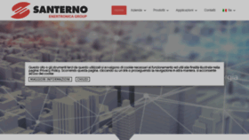 What Santerno.com website looked like in 2018 (5 years ago)