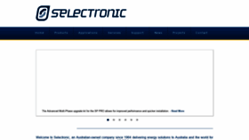 What Selectronic.com.au website looked like in 2018 (5 years ago)