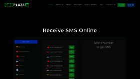What Smsplaza.io website looked like in 2018 (5 years ago)