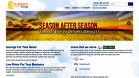 What Summerenergy.com website looked like in 2018 (5 years ago)