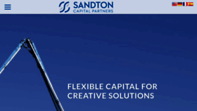 What Sandtoncapital.com website looked like in 2018 (5 years ago)