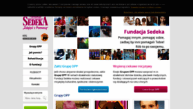 What Sedeka.pl website looked like in 2018 (5 years ago)