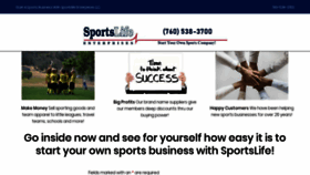 What Sportslife.com website looked like in 2018 (5 years ago)