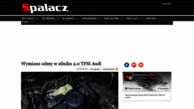 What Spalacz.pl website looked like in 2018 (5 years ago)