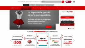 What Santander-serfin.com website looked like in 2018 (5 years ago)