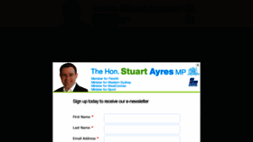 What Stuartayres.com.au website looked like in 2018 (5 years ago)
